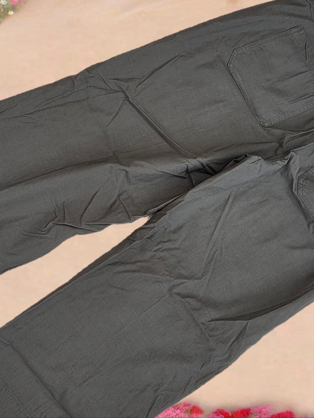 Hilary Radley high waisted wide leg pants Women 14